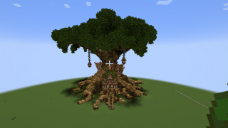 image of TitanHorn God Tree - storage system by KarelienYT Minecraft litematic
